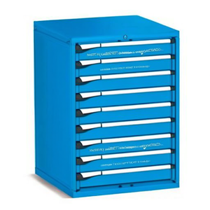 Fami Master Key Comfort Drawer <b>Cabinet</b> 9 Drawers 714x726x1000 Mm Dark <b>Grey</b> Ral7000 Tool Storage - Product Image 2