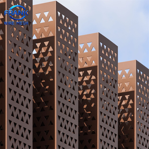 Maille métallique perforée en acier inoxydable 304 et aluminium avec services de poinçonnage, découpe et pliage pour caches de radiateurs - Product Image 6