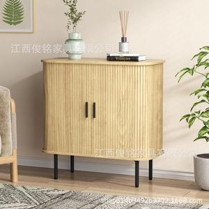 Mueble de Almacenamiento Estilo Americano <span class=keywords><strong>con</strong></span> Paneles y Puertas <span class=keywords><strong>con</strong></span> Cierre, Personalizable, Muebles Modernos para Sala de Estar - Product Image 1