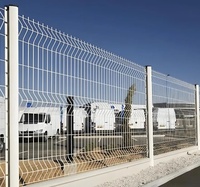 Panneaux de clôture en métal à mailles courbes soudées en 3D imperméables, faciles à assembler pour la sécurité du jardin, de la ferme ou de la cour, pour clôture de sécurité