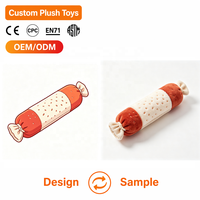 Jouet en peluche pour animaux de compagnie sur commande ODM, design personnalisé, coton PP doux, unisexe, OEM, vente en gros, cadeau promotionnel, certifié CE pour petits animaux