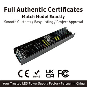 Faible MOQ HRGS-400-24 Driver 0-10V Anti-sifflement Livraison Rapide Alimentation pour Bande LED de Vente au Détail - Product Image 3