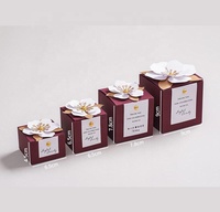 Geschenke Rote Papier boxen Anpassen Verfügbar Wir können Ihr Logo auf diesen rosa kreativen Party-Schokoladen-Aufbewahrung boxen für die Hochzeit drucken