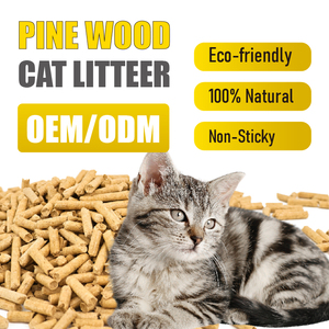 Eco-Friendly Pine Wood <b>Cat</b> <b>Litter</b> Dust-Free Highly Adsorbent Odor Control 15 KG From Jiangsu for Pet Hygiene - Product Image 1