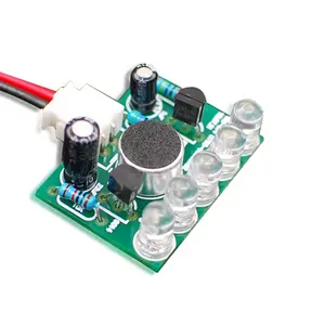 New3V-5.5V Modul Lampu LED Melodi, Kit Elektronik Lucu DIY, Rangkaian Produksi Belajar PCB