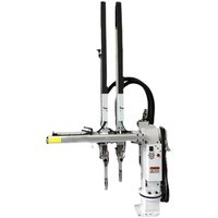 Manipulateur de machine de moulage par injection directe d'usine, à double bras, à prise latérale cantilever, automatisé