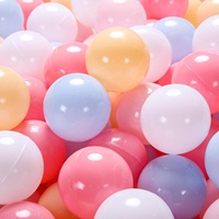 Balles de piscine en plastique LDPE sans BPA, résistantes à l'écrasement, aux couleurs océaniques, sans phtalates, avec logo personnalisé, marque HY, jouet amusant pour enfants, classique