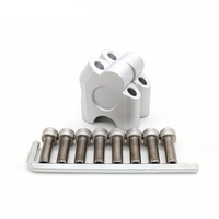 Adaptor klem peninggi setang sepeda motor CNC, tiang adaptor untuk Honda CB400X CB500X 500F NC700S NC750X