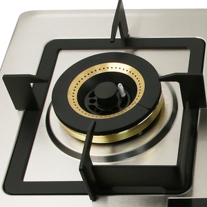 Estufa de <span class=keywords><strong>Gas</strong></span> de <span class=keywords><strong>Dos</strong></span> Quemadores de Acero Inoxidable para Encimera, de Doble Uso, para el Hogar - Product Image 3