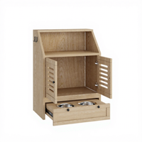 Armoire de rangement multifonctionnelle pour animaux de compagnie, vente en gros d'usine, organisateur d'accessoires pour chiens et chats, jouets, nourriture