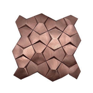 Phổ biến phong cách mới vàng 3D kim loại khảm cho tường gạch - Product Image 1