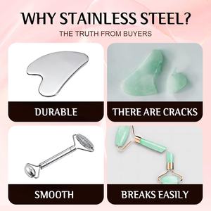 Набор инструментов для массажа лица из нержавеющей стали - Product Image 6