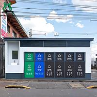 Maisons conteneurs en acier contemporaines, villas préfabriquées, appartements, utilisables comme collecteries de déchets, Junyao Ding, écologiques, modernes, minimalistes, haut de gamme
