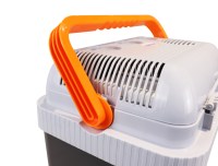 EVERCOOL Grande poignée Gris 24 Litres 12v Mini réfrigérateur compact rétro pour boissons Boîte de réfrigérateur de voiture