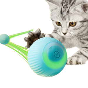 Fashionable Electric Smart Cat <b>Ball</b> Automatic Bouncing Silicone <b>Dog</b> Toy Interactive Pet Training & Boredom Buster Game Toy - Product Image 2