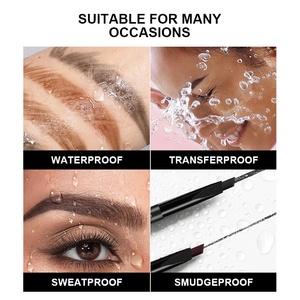 Lápiz de cejas con logotipo personalizado, lápiz de cejas de <span class=keywords><strong>maquillaje</strong></span> 3D resistente al agua de etiqueta privada con pincel - Product Image 5