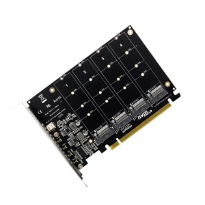 <span class=keywords><strong>T</strong></span>ốc độ cao bốn kênh M.2 NVMe PCIe 3.0 4.0 mở rộng thẻ cho máy <span class=keywords><strong>t</strong></span>ính xách tay hỗ trợ 4x32Gbps PCIe Độ<span class=keywords><strong>t</strong></span> kích 2230 2242 2280 cổ phiếu các mặ<span class=keywords><strong>t</strong></span> hàng - Product Image 1