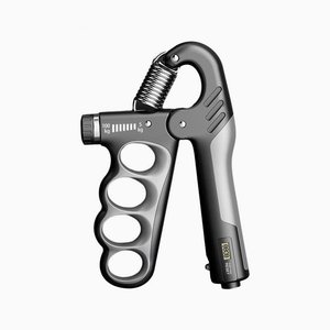 <b>Electronic</b> Counting Hand Gripper Adjustable Resistance Trainer Double Thick Spring Forearm Strength Fitness Tool - Product Image 4