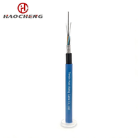 Câble à fibres optiques multimode MGTSV, structure torsadée A1a/A1b, gaine bleue PE, entièrement étanche, 2 à 144 fibres, bande en aluminium