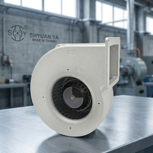Ventilador centrífugo radial de curva hacia adelante de Taiwán para campanas extractoras y estufas de pellets - Product Image 2