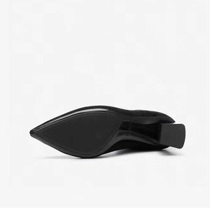 Stivaletti da donna in pelle <span class=keywords><strong>con</strong></span> tacco alto stivaletti da donna stile moda stivaletti <span class=keywords><strong>con</strong></span> <span class=keywords><strong>cerniera</strong></span> in pelle scamosciata <span class=keywords><strong>con</strong></span> punta a punta - Product Image 5