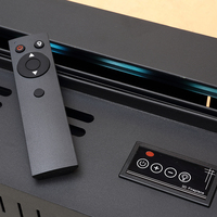 Cheminée à vapeur d'eau intérieure humidificateur à flamme télécommande 3d Cheminée électrique à vapeur d'eau Décoration murale Cheminée à vapeur