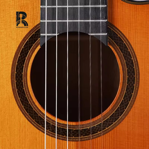 ZY-STC06 qualité <span class=keywords><strong>Flamenco</strong></span> espagnol classique 4/4 taille solide basse guitare 39 pouces Phoenix bois palissandre érable dos/côté ébène OEM - Product Image 5