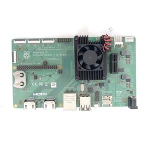 Raspberry Pi CM4 Heat Sink Board Compute Module 4 Core Board Aluminum CM4 Embedded Heat Sink Radiator <b>Cooler</b> with <b>Fan</b> - Product Image 4