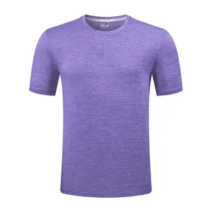 Nylon Polyester Spandex Net Herren Sport T-Shirts Lila Blau Jogging Sportswear Männlich Quick Dry T-Shirts anpassen