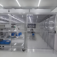 Ruang Bersih Modular yang Dapat Disesuaikan |   Bilik Bersih Kelas ISO 5-8 untuk Laboratorium & Farmasi |   Pemasangan Mudah