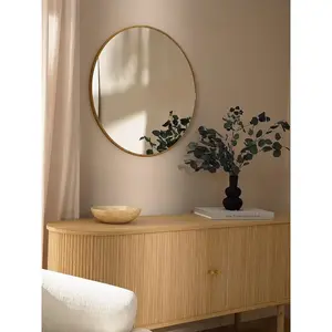Eco-friendly Wood Decorative Mirror For Bathroom Room