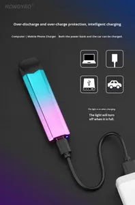 1ml 2ml Refillable Gradient Rechargeable <strong>Lighter</strong> USB Charging Portable <strong>Windproof</strong> Electronic <strong>Lighter</strong> Fast Shipping - Product Image 3