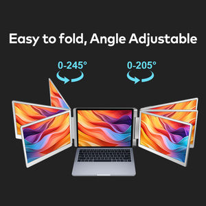 Extensor de Pantalla Dual para Portátil de 15.6 Pulgadas, FHD 1920*1080 IPS, Monitor Portátil Triple, Extensor de Pantalla para Portátil, Monitor para Juegos, Conexión y Uso - Product Image 5