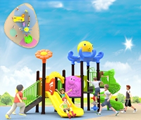 Équipement de terrain de jeu extérieur en plastique pour enfants, idéal pour les écoles maternelles et les garderies