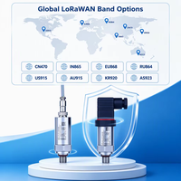Capteur de pression LoRaWAN 0-2,5 MPa ±0,5% FS, haute précision, transmetteur sans fil longue portée pour l'automatisation industrielle M2M