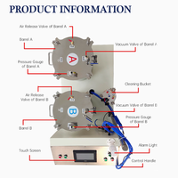 Machine de mise en pot automatique AB avec bras robotisé, dotée de composants PLC de moteur, distribution flexible, alarme de niveau et nettoyage à une touche
