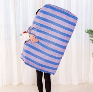 Great Class Waterproof Eco-Friendly Durable Portable Large Capacity Customized Creative pp Handheld Woven Storage Bag Zipper - Product Image 3