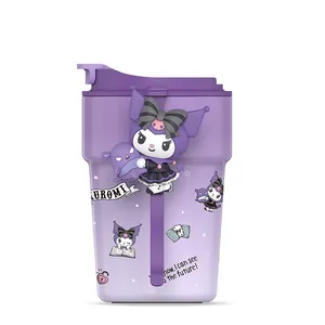 MAIMA kawaii sanrio botol termos baja tahan karat vakum terisolasi kopi anime kt kuromi melody cangkir air kartun