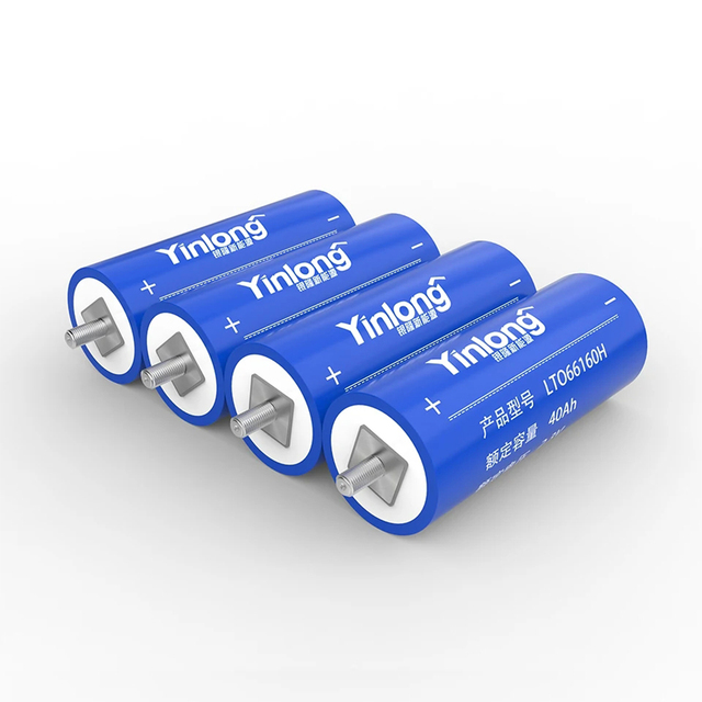 Yinlong Grade a LTO Battery Cell 2.3V 40AH 66160 Cylindrical Lithium Titanate Battery for DIY Solar Energy Storage Car Audio