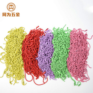 Colorful Enamel Iron Beaded Chains For Jewelry Making Diy <b>Accessories</b> Pendant Tags Spring 2023 Dongguan Origin - Product Image 1