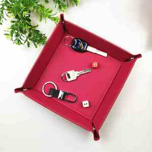 Unique Creative Gift Personalized LOGO PU Dice Tray Foldable and Portable for <b>Game</b> Nights - Product Image 2