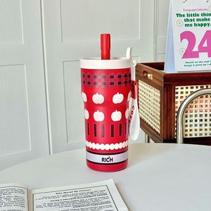 แก้วน้ำเก็บความเย็นสแตนเลส 316 ลายแฟชั่น <span class=keywords><strong>ผนัง</strong></span>สองชั้น พร้อมฝาปิดกันรั่วซึมและฐานกันลื่น - Product Image 2