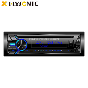Flysonic 1 din détachable panneau multimédia lecteur DVD de voiture stéréos audio avec Bt/DVD/VCD/CD/MP4/MP3/AM/FM - Product Image 1