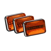 Nueva Luz Perimetral LED de 7 Pulgadas para Ambulancia, Lámpara de Advertencia para Vehículos con Función de Sincronización L1812 con Cubierta Transparente o de Color