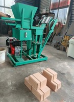 Machine de fabrication de briques en terre cuite autobloquantes à moteur hydraulique, écologique, pour sol stabilisé, 2-25 Chine
