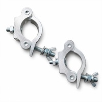 Accessoires d'éclairage de scène ABS, système de treillis, tube 40-52MM, colliers de serrage, crochet à ressort pour projecteur mobile, LED RGB, indice de protection IP33