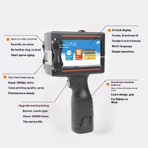 Nueva impresora de inyección de tinta portátil de mano, impresora de tarjetas de resolución de 600 PPP para Box Logo, máquina de etiquetas codificadoras de caducidad por lotes para Flex - Product Image 5