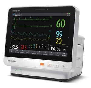 Moniteur vétérinaire Mindray Animal ePM 12M et modules supplémentaires en option - Moniteur portable des signes vitaux pour chiens, chats et animaux - Product Image 2