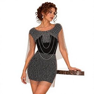Silver Plated Metal <b>Chainmail</b> Dress Irregular Shape Fashion Armor Set Welded Craft - Product Image 1