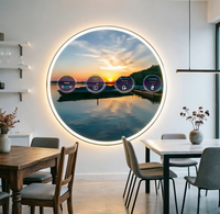 Espejo Decorativo Inteligente para TV con Embalaje Estándar de Exportación, Vidrio Dieléctrico de Doble Vía, Espejo de TV de Alta Definición para Interiores Modernos